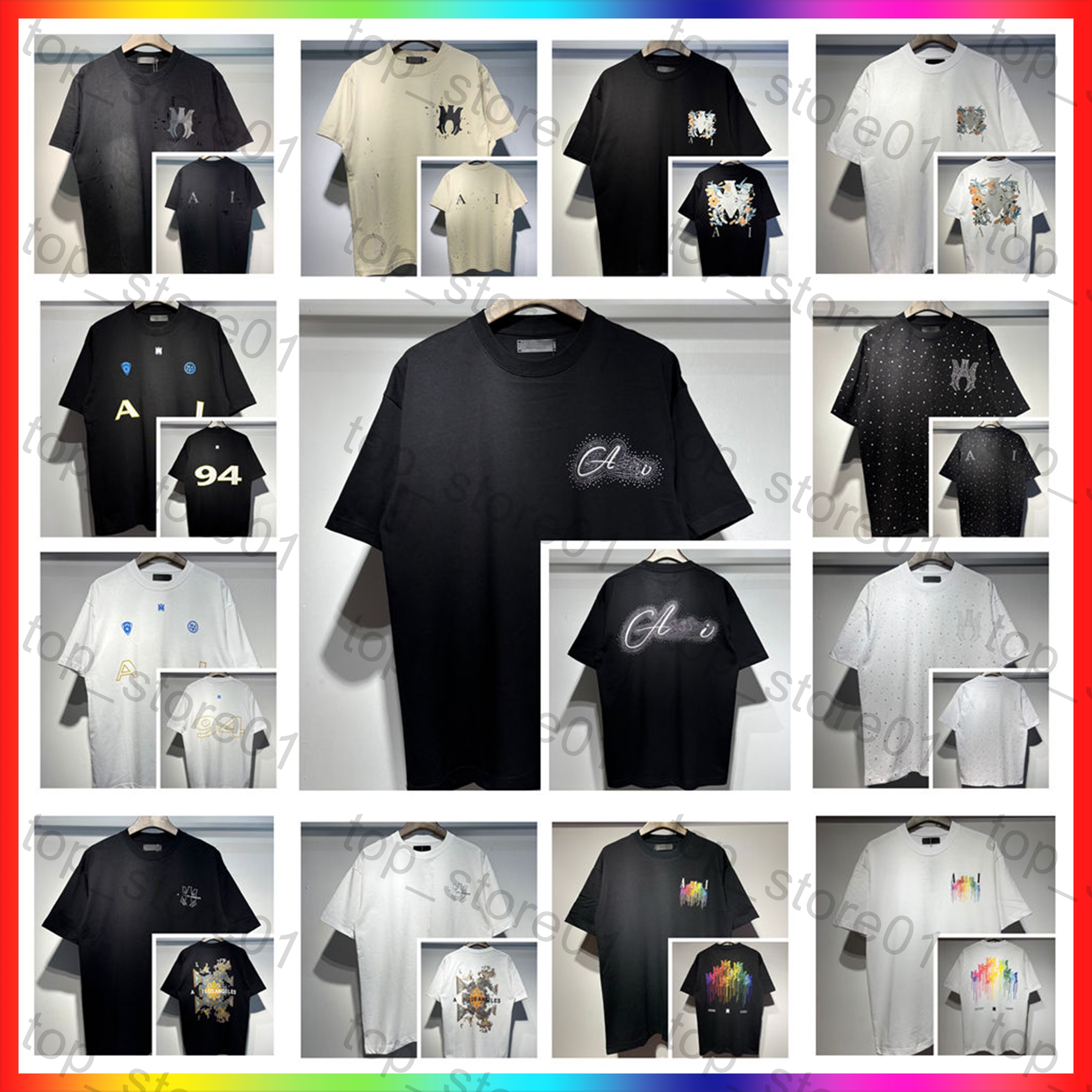 5A Designer T Shirts men 2026 Summer graphic tee shirt Mens Luxury Fashion Chest Graffiti Letter Tshirts Casual Street Wear T-shirt Male Sports C