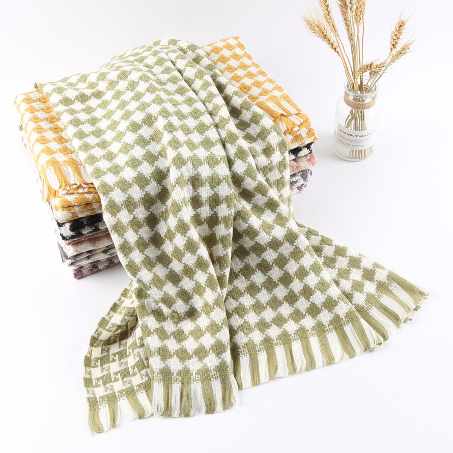 Factory Direct High Quality 2026 Fall Winter Diamond Reversible Scarf Long Shawl 2 in 1 Warm Neck Wrap DH008 Z260917