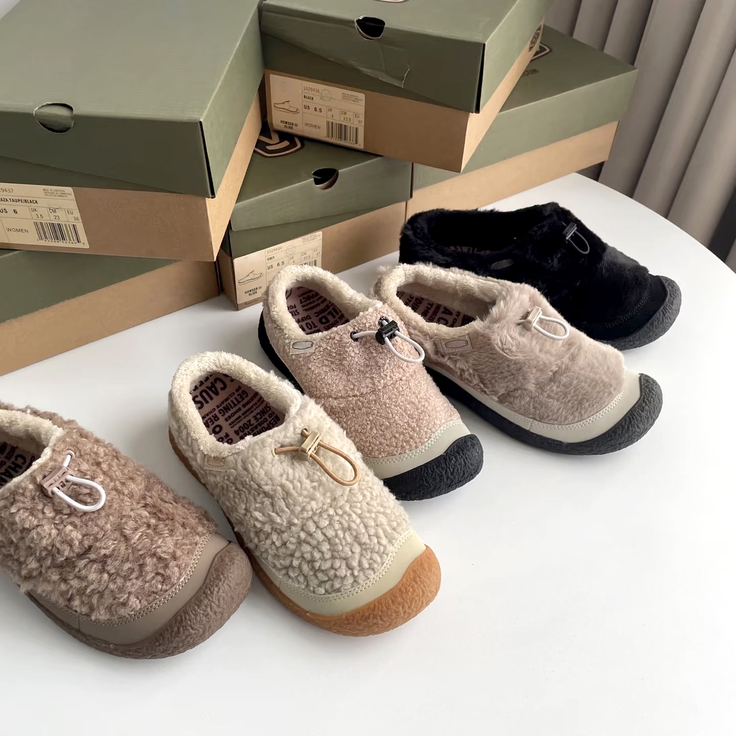 Top quality women Slide tazz Winter Wool warm slippers casual ken slip ons Fashion Howser III Home shoes luxurys Designer loafer Outdoor Teddy Furry