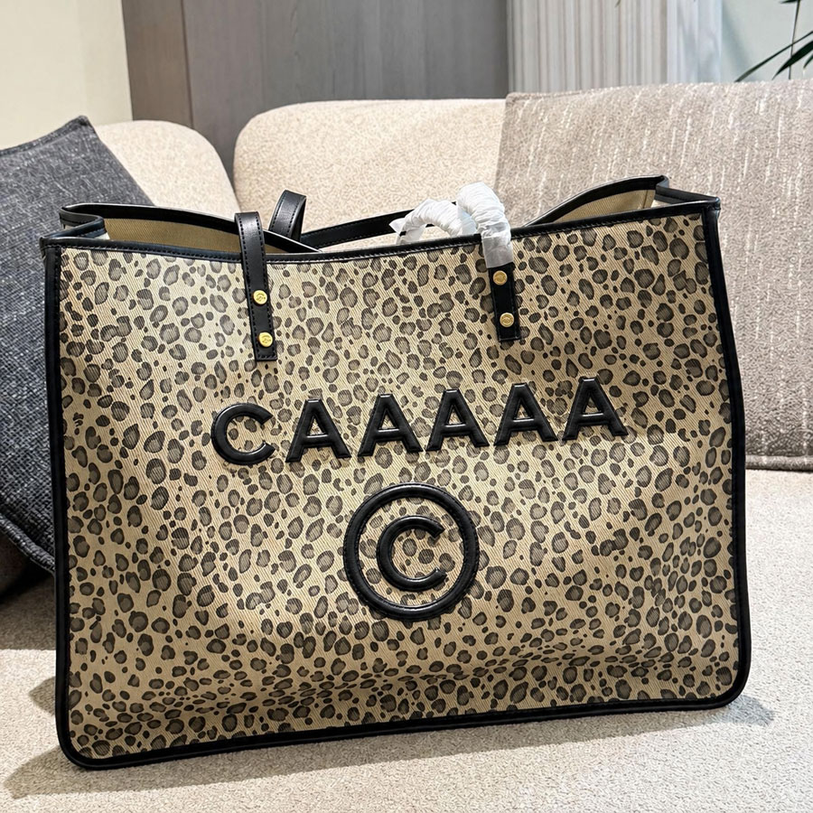 Designer Handbag Casual Tote Bags Women Leopard Pattern Fashion Leather Bags Mens Letter Shoulder Bag Luxury Classic Bag Open Crossbody Bag Mediu