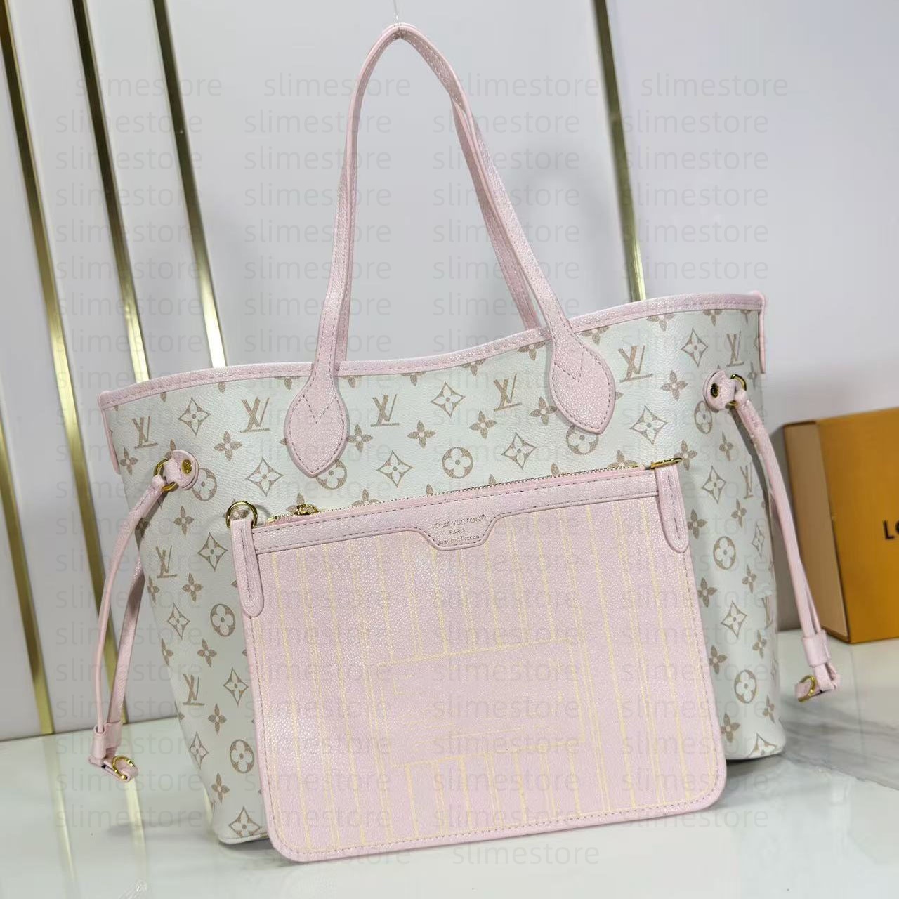 neverfulll Tote High quality New almas bb Womens crossbody shoulder bag Original designer handbag mirror quality leather chain bag embossing walletn