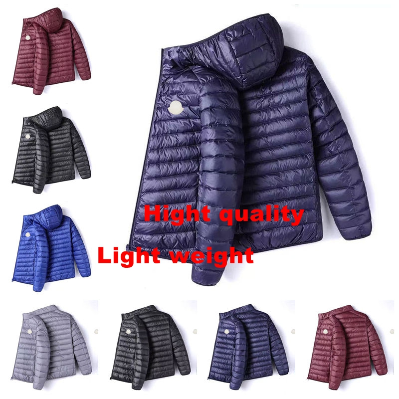 Designer Puffer Down Jacket QR Code Scan NFC Light Weight Mens Womens Mlcr Brands French Hooded doudoune Windbreaker Loose Outerwear Classic Down Co