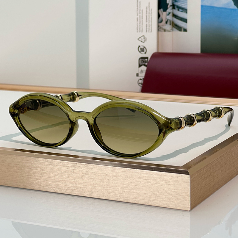 26SS Designer G2059S Bamboo Sunglasses Luxury High Quality Retro Glasses Men and Women Summer Fashion y2k Sunscreen UV Sunglasses with Box