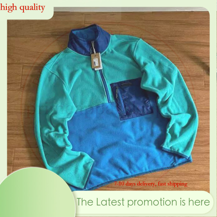 Patahonialys Fleece Mens Lamb Hair Jackets Stand Collar Mens Clothes Designer Classic Retro Outdoor Winter Casual Unisex Long Sleeve Zip Outerwear L