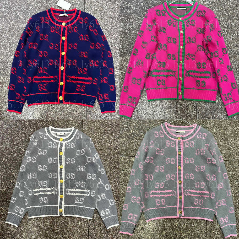 pull femme Designer Sweater Womens Autumn Cardigan letter knitting fashion Long Sleeve top Jacquard Cardigans Coats S-2XL
