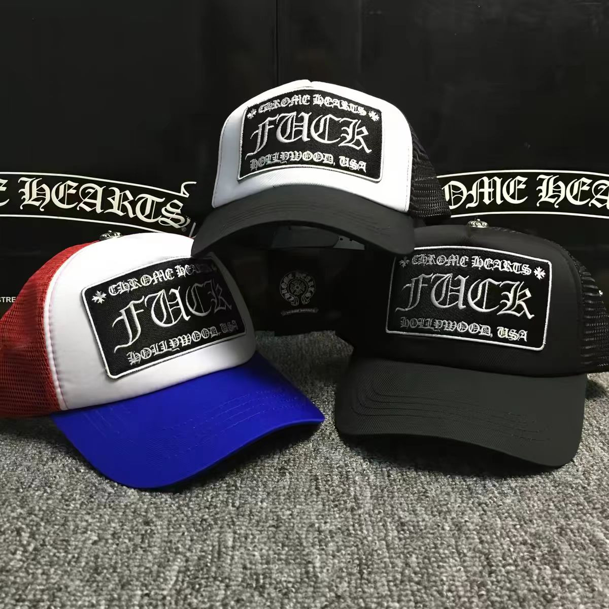 HAT Embroidered active chrome cowboy sports Designer Hat casual Chromed Luxury Cross Caps High Quality Brand Trucker Black Male Female Fashion Luxe