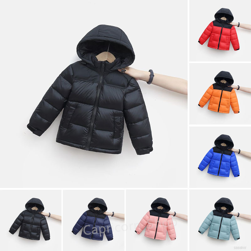 Kids Parka Jacket Down Coat Boy Girl NNF& Double G jointly name Hoodie Jackets Hood Hat Removable Winter Outdoor Snow Ski Tops Outerwear Youth 700 O