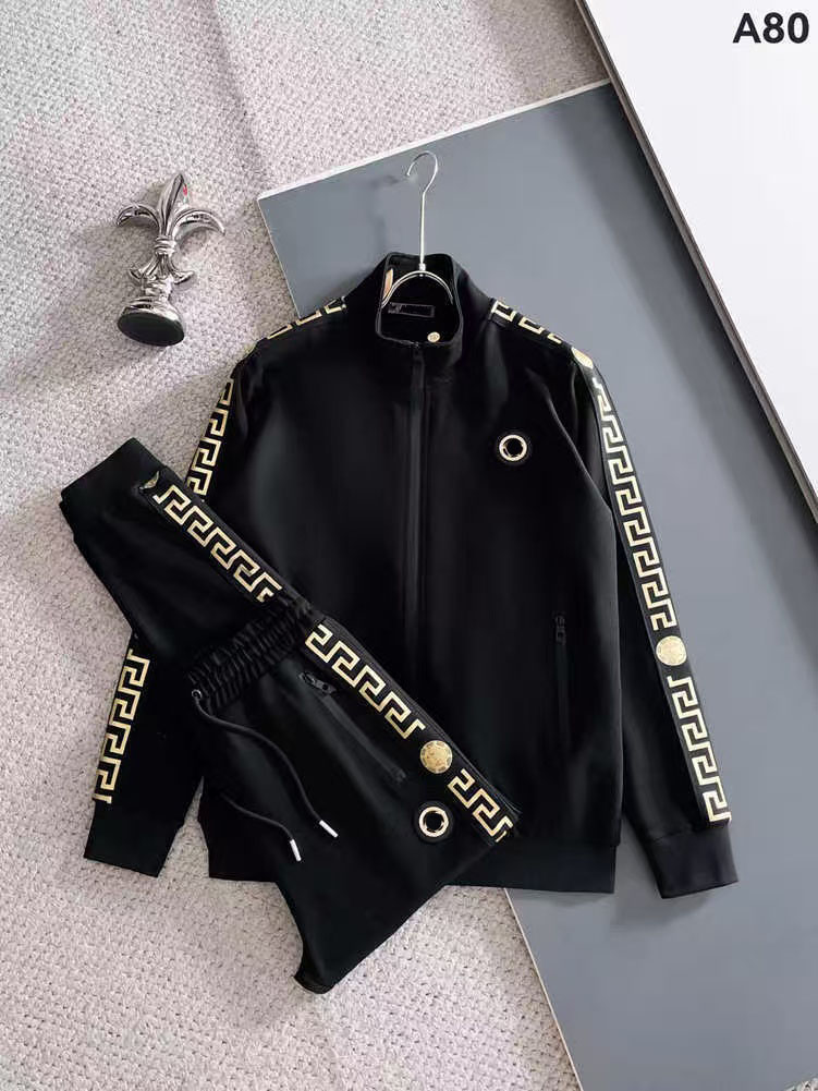 2026 New Autumn/Winter Stand-Up Collar DL Full Print Casual Sport Set, Men's and Women's Universal Fashionable Long-Sleeved Jacket, Couple