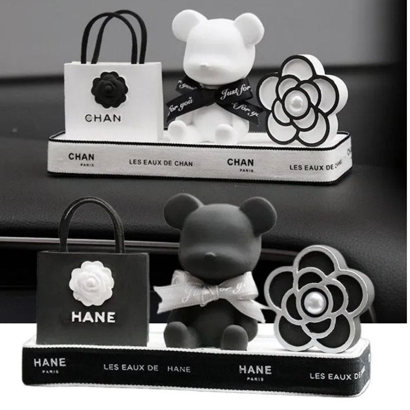2026 Designer Luxury Desktop Decorative On-board Objects bags bear camellia letter logo shaped decorations home decor