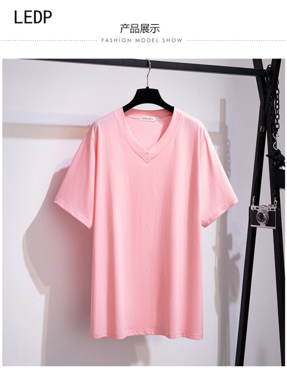 295517 Intestinal microecology large size women's T-shirt prebiotic coating printed cotton and linen breathable digestive health visualization