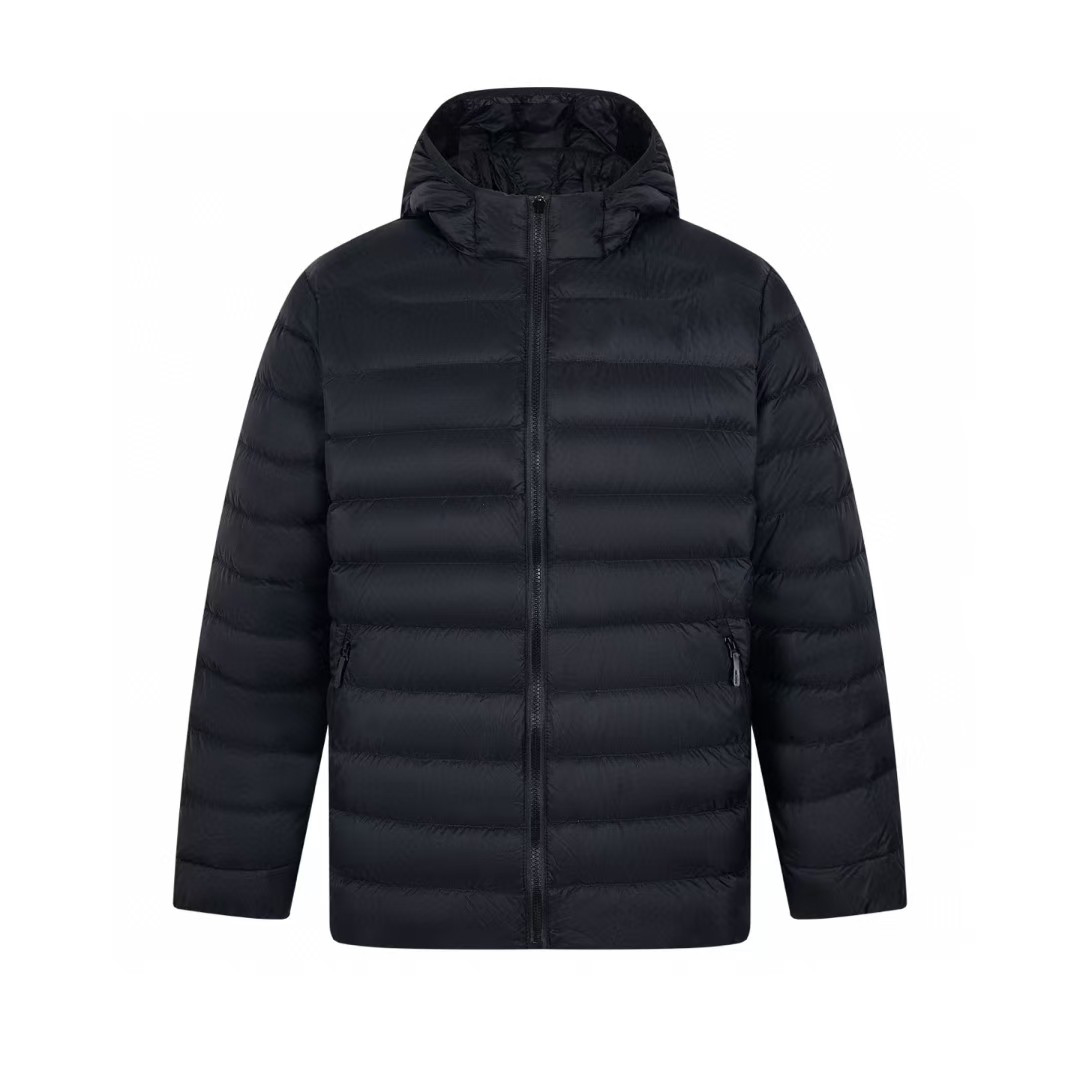 Men's Designer Waterproof Down Jacket - Thin Unisex Outerwear Size S-2XL