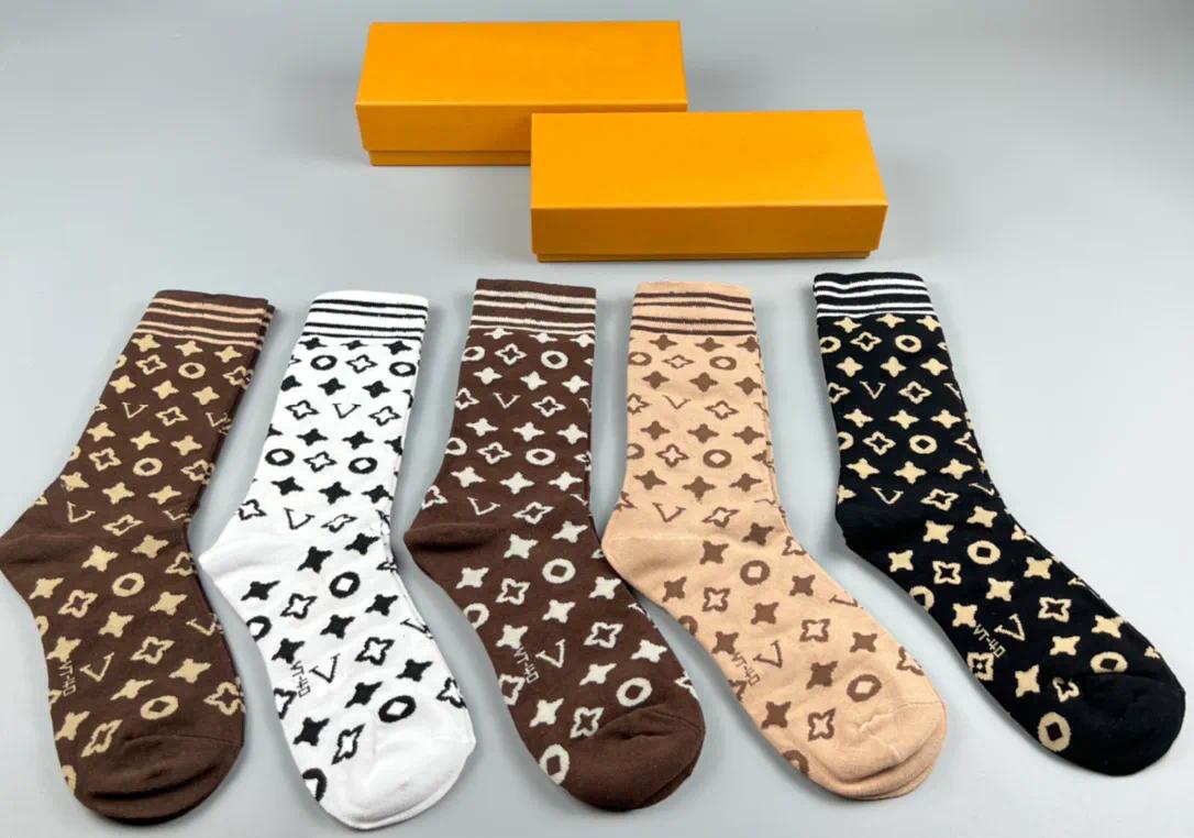 Multicolor Fashion Designer Mens Women Men High Quality Cotton All-match Classic Ankle Breathable Mixing Football Basketball Socks Wholesale
