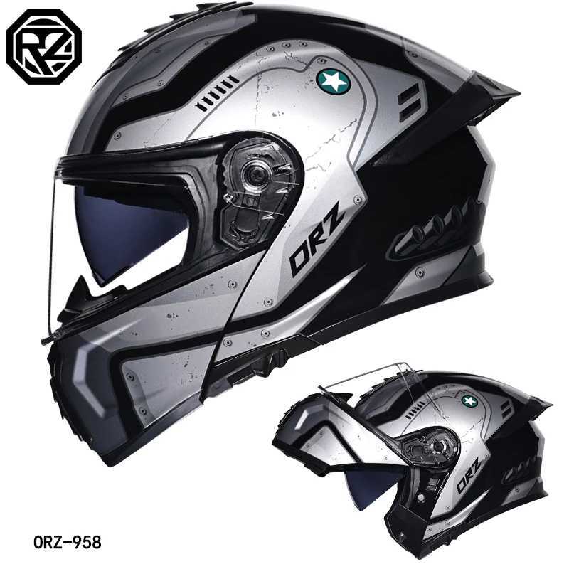 women's Motorcycle and helmet men's open face helmet summer dual mirror large tail semi fully covered all season M261014