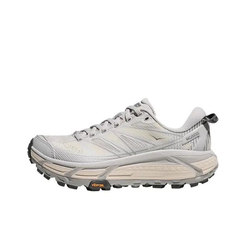 HOKA ONE ONE Mafate Speed 2 Comfortable Versatile EVA Breathable Wear-Resistant Low Top Running Shoes EVA Midsole Rubber Outsole Casual Off-Road Spo