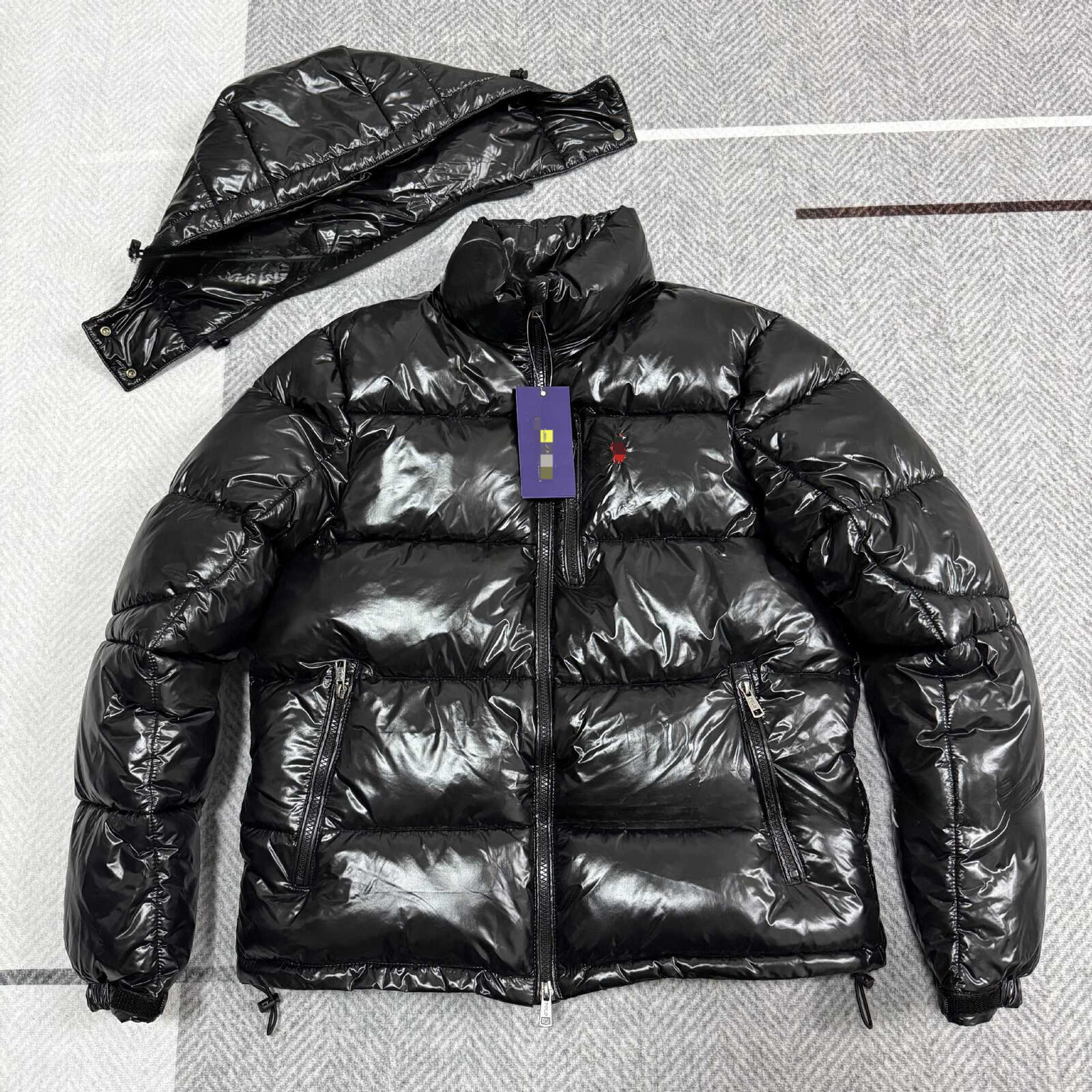 Mens Polos Puffer Jackets Designer Down Jackets Winter Jackets Parka Jackets Down Jacket Coat Cotton Body Warmer Embroidery Removable Hooded Windbre