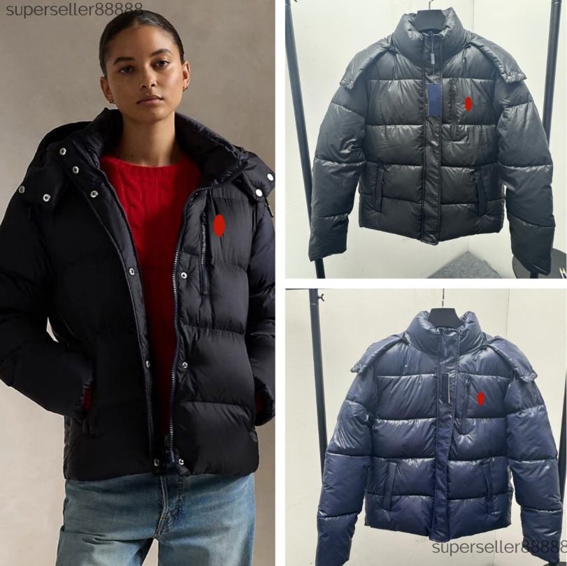 Luxury Women Jacket Designer Women Puffer Jacket Polos Womens Jacket Ralphwomen Style Embroidery Pony Coats Hoody Down Jackets Thick Warm Simple Lad