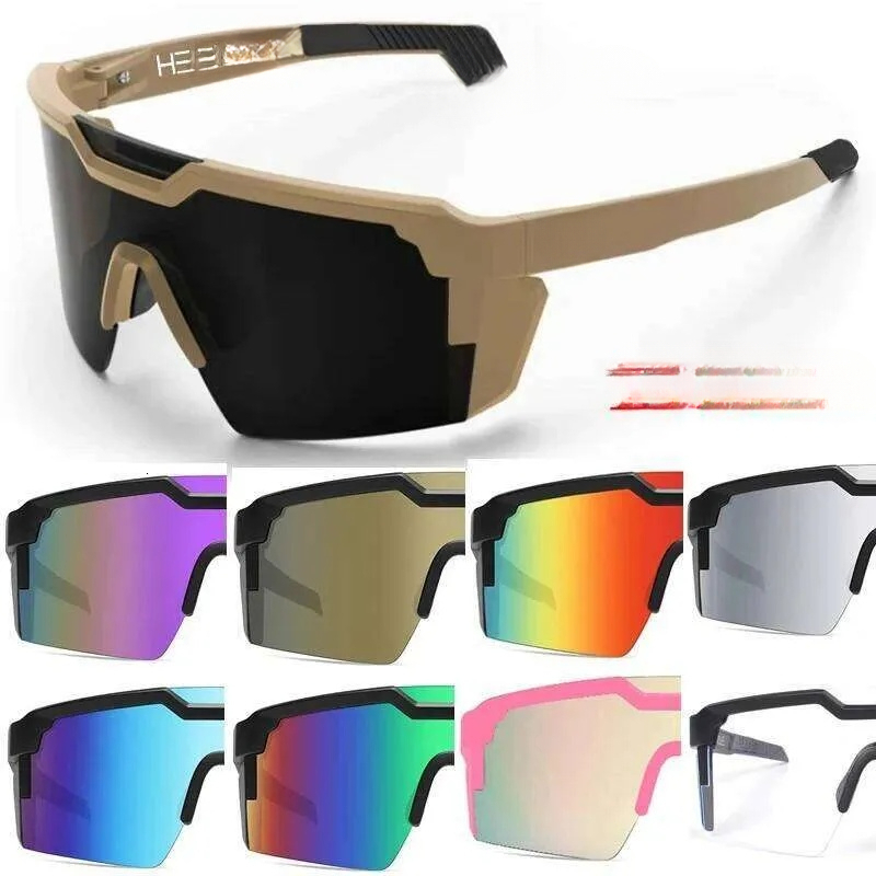 Lunettes de soleil de créateur pour hommes Anti Ultraviolet Heatwave Lunettes de cyclisme Sports de plein air Sécurité Z87 Lunettes Lunettes Lune