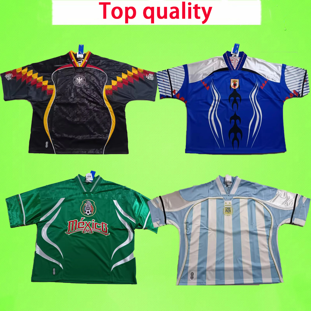 New + Retro 2006 2026 BRINGBACK REMIXED Argentina Germany Japan Mexico Soccer Jerseys Home Away Mens Football Shirts T Kit S-3XL messis short sleeve