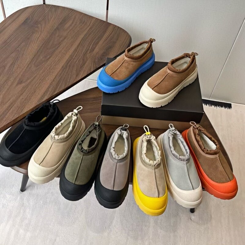 Tasman Weather Hybrid Neumel Boots Slippers Ultra Mini Boots All Gender Men Women Tazz Waterproof Rain Classic Chestnut Sheepskin Winter Slip-on Sho