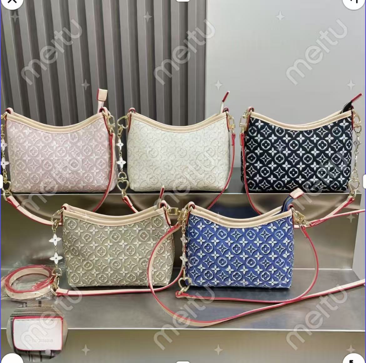 1New women's design crossbody bag, Hobo style backpack for the homeless, crescent-shaped bag Lorivia, large capacity vintage tote bag Mirovogue