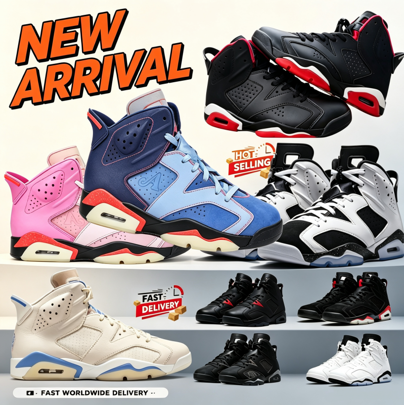 6 6s Awake NY rings Playful Pink Midnight Navy Men Basketball Shoes Metallic Silver Grape Oreo Black Neutral UNC Reverse Infrared Mens Trainers Outd