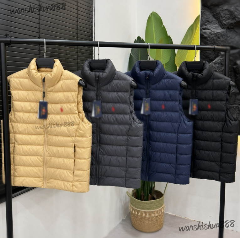 Hot Sale Men Down Polo Vests Designer Winter body warmer gilet puffer vest gillet Jacket Designer Waistcoat Couple Bodywarmer Jacket Sleeveless Outd