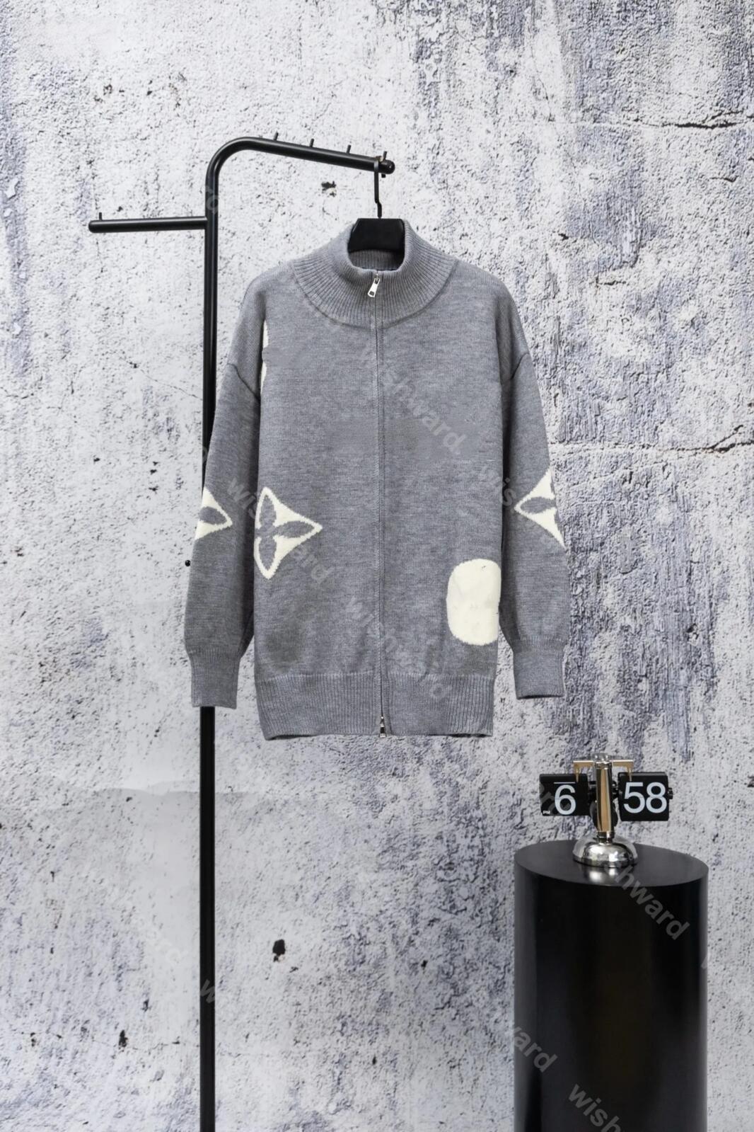 Designer hoodie classic letter pattern Hooded sweater outdoor sportswear luxury top Monogram pattern zipper knitted cardigan sweater