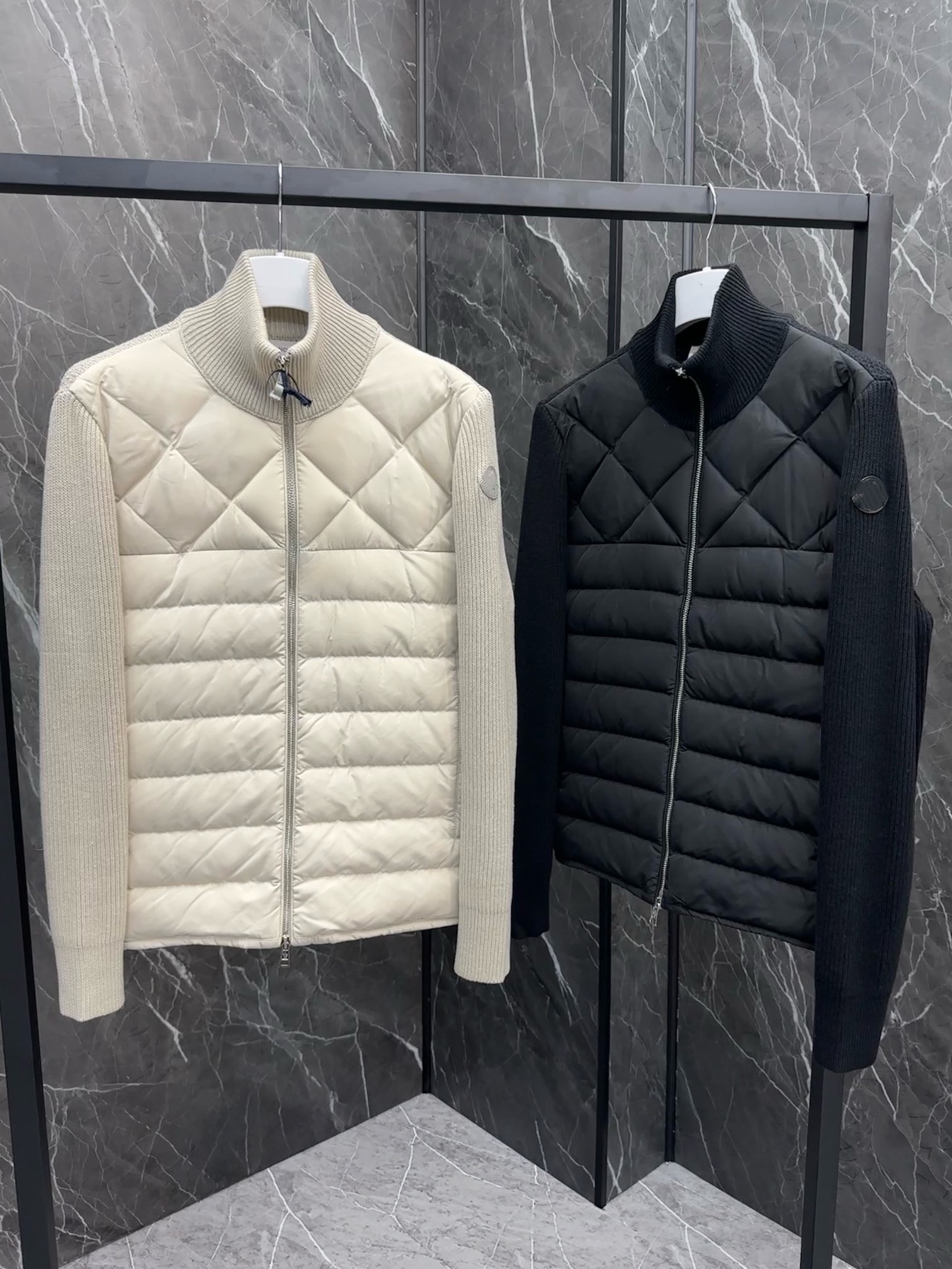 Unisex Knitting Down Coat Winter Unisex Light and thin Down Jacket zipper thin Outerwear High quality Down Mens Luxury Parka Men winter Coats