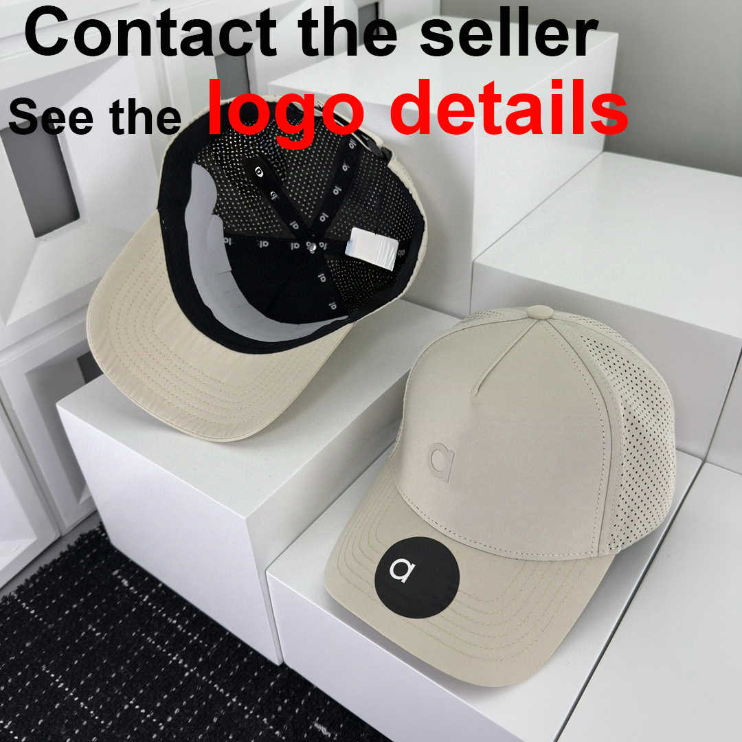 Luxury Designer Yoga District Trucker Hat Laser Cut Mesh Baseball Cap for Men Women Perforated Breathable Outdoor Sports Dad Hats Letters Sun Visors