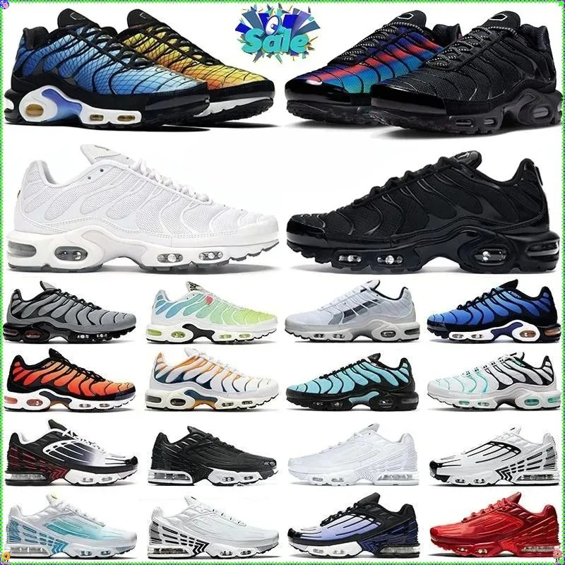 2026 designer shoes OG Plus TN Running Shoes Men Women Vapores Tns Triple Black White Cherry Atlanta Rough Green Hyper Blue Since Mens airtn Trainer