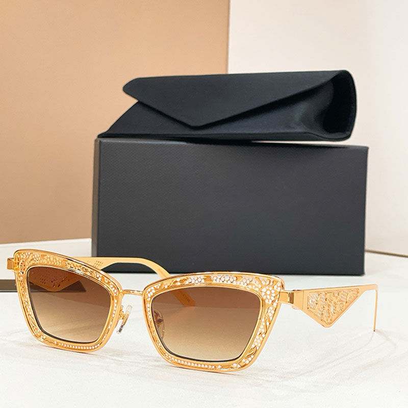 Designer Rectangular Men Sunglasses Metal Frame Luxury Brand Womens Glasses Latest Fashion Mens Women Sunglasses UV Protective Lens with Original Bo
