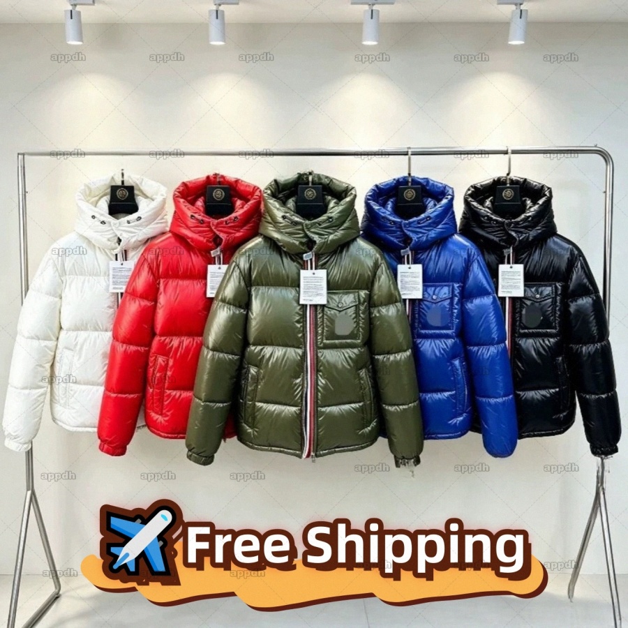 mens puffer jacket winter designer women down parkas stand collar knitted splicing sweater lightweight down jacket Fluffy Coat Sweate I7YU#