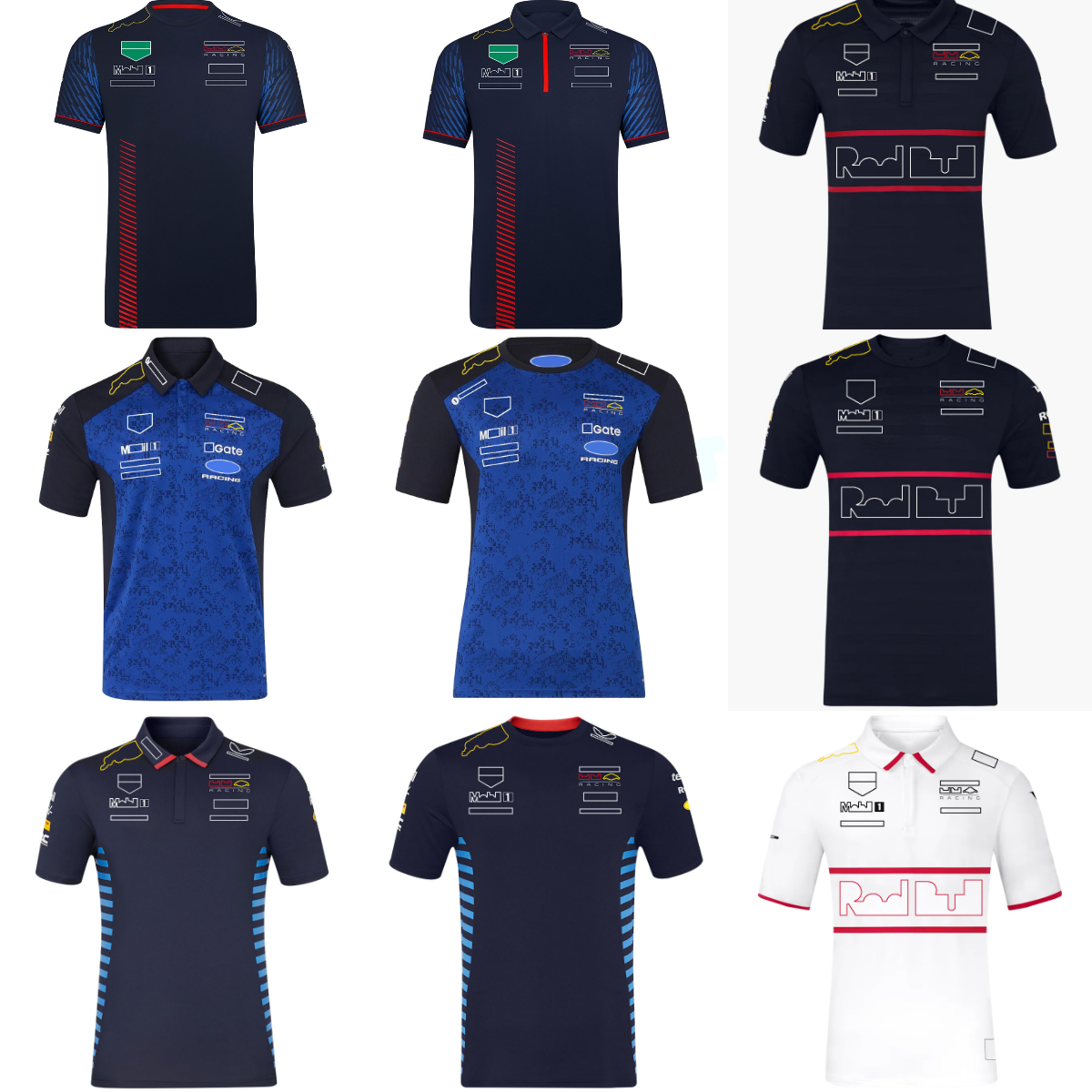 F1 2026 Racing Polo Shirt T-shirt New Formula 1 Team Replica Fans Edition T-shirts Motosport Logo Short-Sleeved Tee Customisable