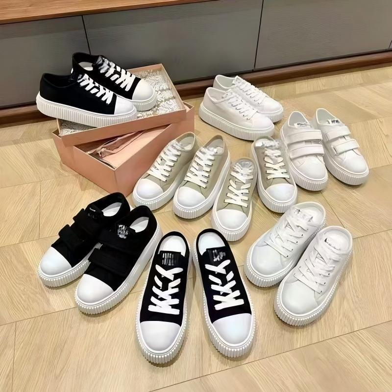 Designer Unisex Vintage Lace up Sneakers Thick Platform Sole Leather Casual Shoes Daily Walking Footwear Versatile Low top Trainers For Couple Stree