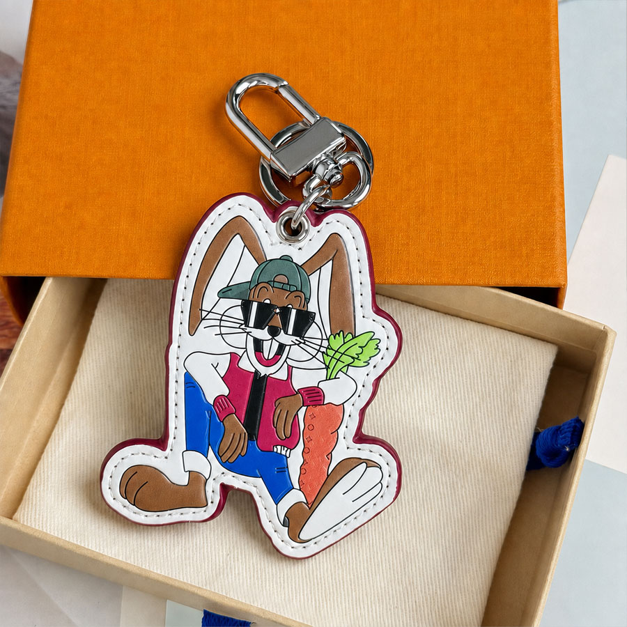 Porte-clés de styliste pour femmes et hommes, motif de luxe, pendentif de sac, accessoires de mode, ornement classique, lanières de homard pour C