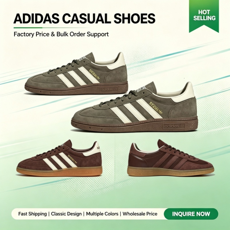 Adidas Handball Spezial Designer Running Shoes Sneakers Men Women Low Top Suede Casual Trainers Gum Sole Retro Board Shoes Multi color Size 36 45