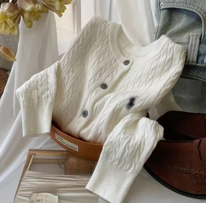 Women's polo Sweaters coat Knitted Clothes new Luxury Vintage Casual cardigan Loose tops Woman designer Sweater