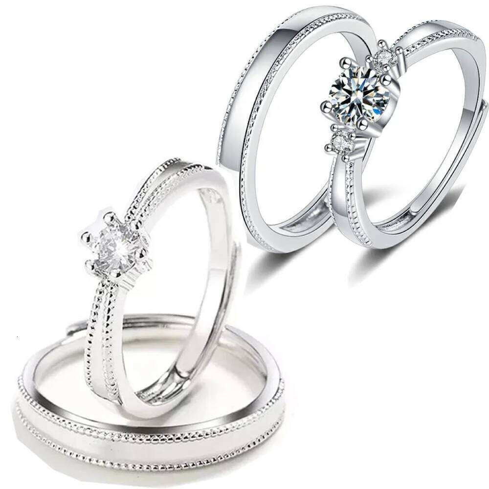 Six-Claws Copper Plated Platinum Resizeable Couple Ring Men Women Adjustable Finger Jewelry Wholesale Drop Shipping H2602228-image-1095884456