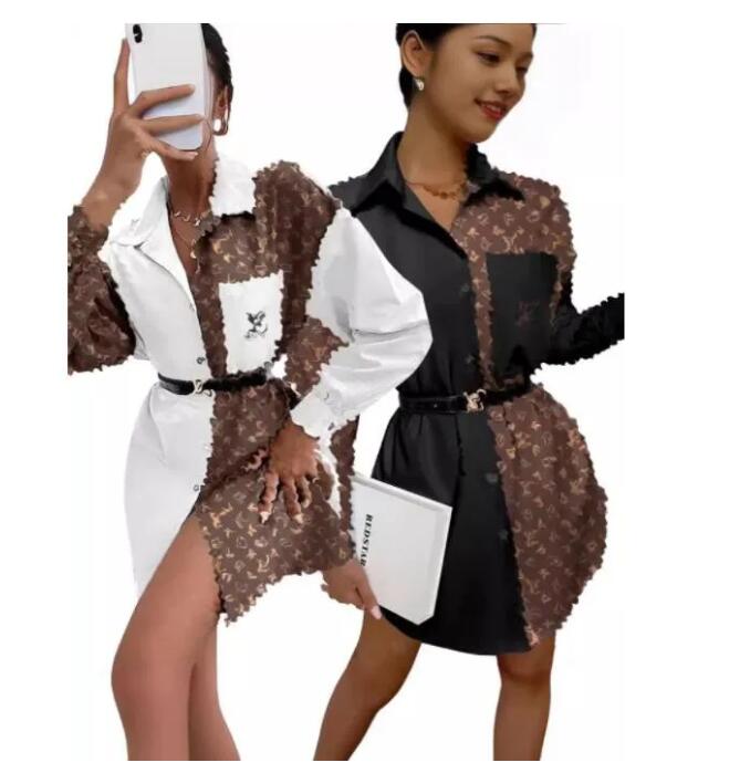 designer Women's Shirts luxury New Casual Fashion Women's Coat Long Cardigan Dresses Women's Top
