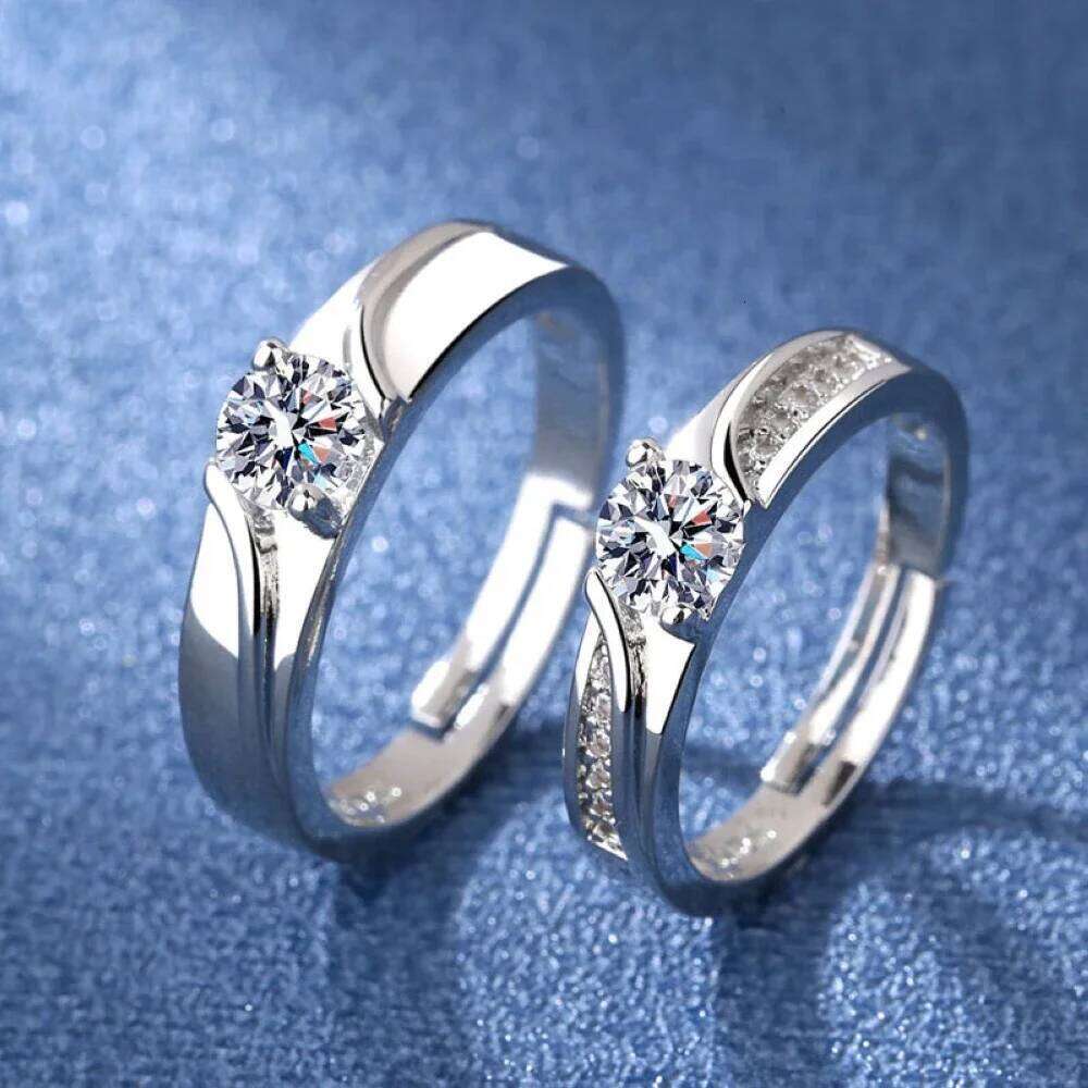 Twisted Copper Plated Platinum Overlap Opening Couple Ring Girl Gift Finger Jewelry Wholesale Drop Shipping H2602228-image-1095884318
