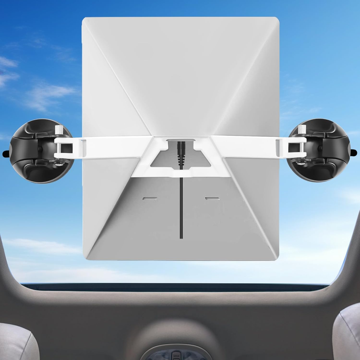 Starlink Mini Car Suction Cup Mount for Car Sunroof/Windshield, Precise Snap-in Fit, Strong Hold, Heat/Cold Resistant, Starlink Mini Accessories-image-1095890898