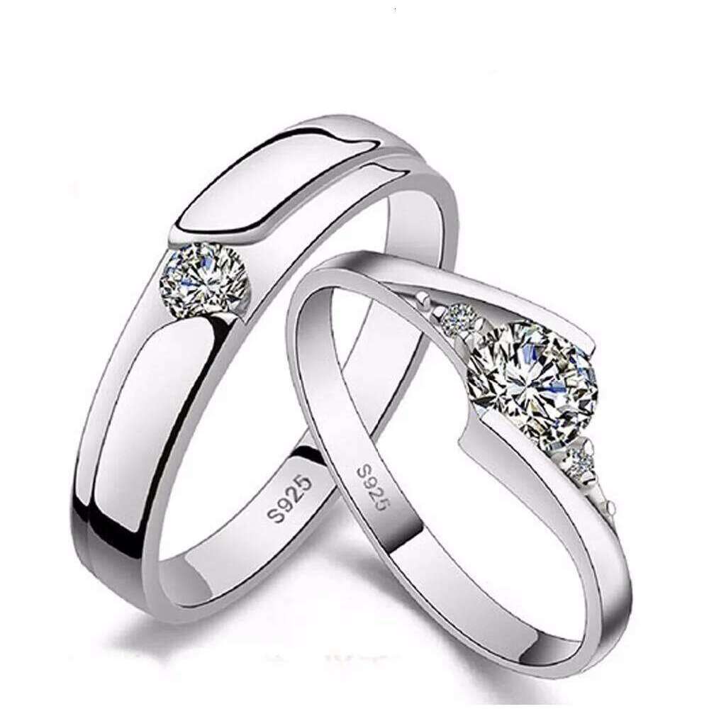 23 kinds r rings Endless Engagement Wedding Couple Aneis Mens Jewelry Commitment Rings silver color jewelry H2602228-image-1095883325