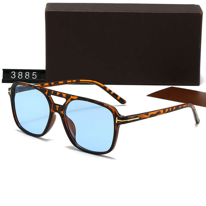 Lunettes de soleil Lunettes de soleil de créateur Hommes Femmes Nouvelle Mode Double Pont Cadre Carré Rétro Hommes Femmes Personnalité À La Mode