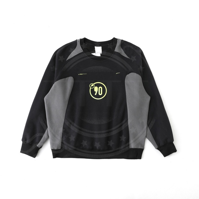Mens Hoodie for Man Designer Sweatshirt Womens Black Men's and women's co branded spliced logo pullover round neck sweatshirt