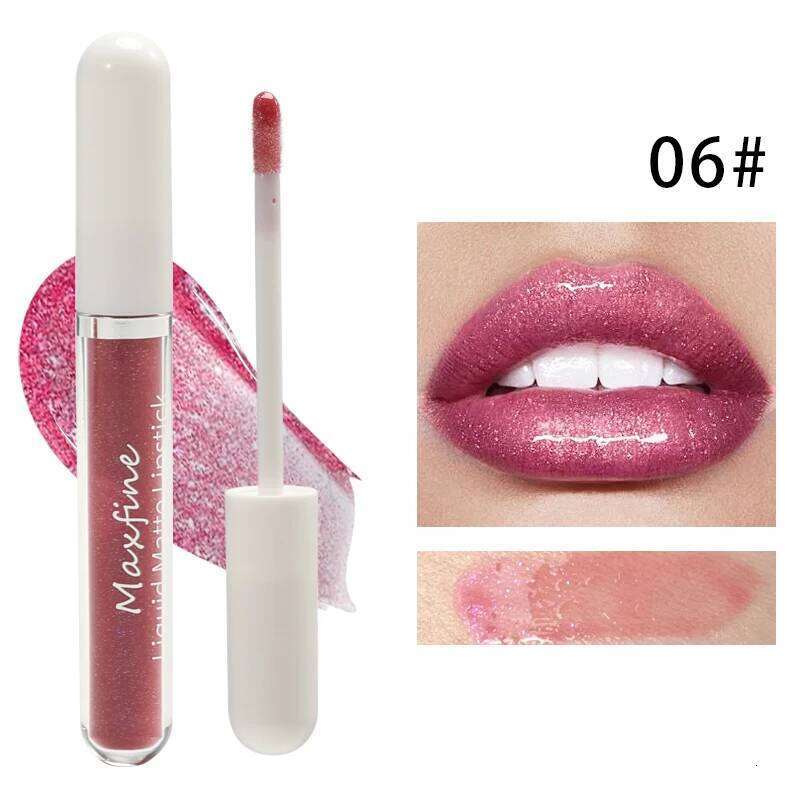 Shui Guang Mirror Glaze Lipstick Lasts without Fading or Staining Glass Bare Color Department Affordable H260302-image-1096014473