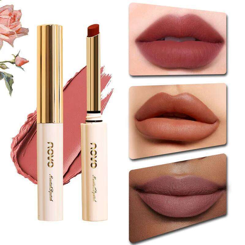 Waterproof Non-Stick Cup, Matte Velvet Mist Lipstick, Suitable For All Skin Types H260302-image-1096015379