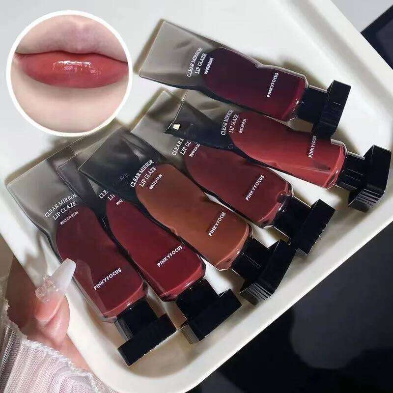 Transparent water-light glaze atmospheric pout mirror lip gloss does not take off makeup whitening lipstick H260302-image-1096015644