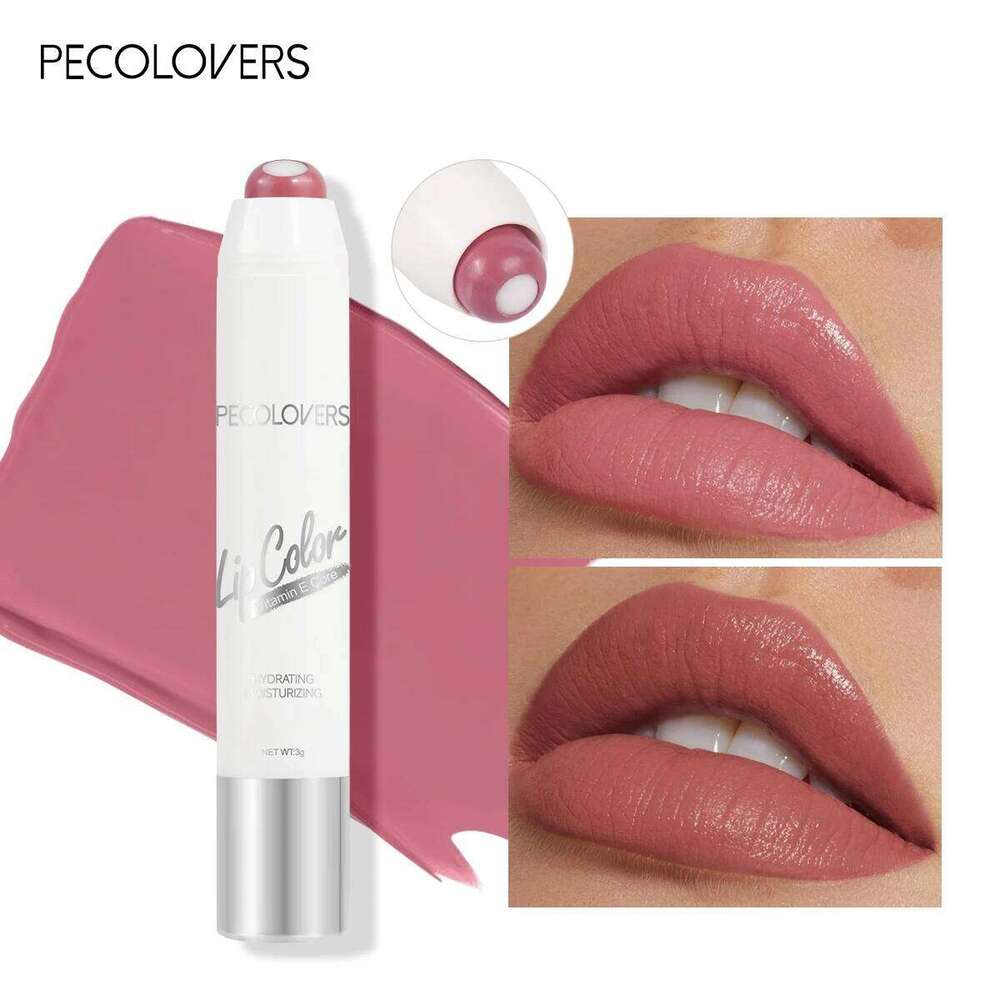 Moisturizing Gloss - Long-lasting Waterproof Color Rendering Lip Gloss, Rotating Lipstick Pen H260302-image-1096008756