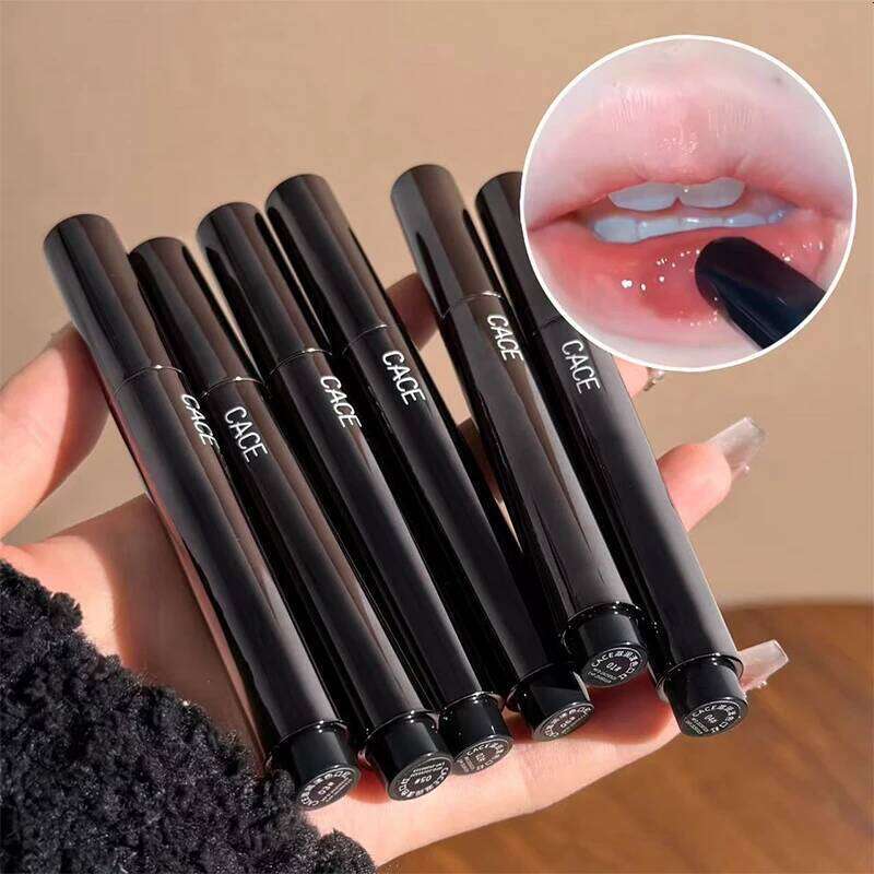 CACE 6 Colors Mirror Moisturzing Stain Long Lasting Water Glass Lipstick Makeup Lip Tint Korean Cosmetics For Women H260302-image-1096015709