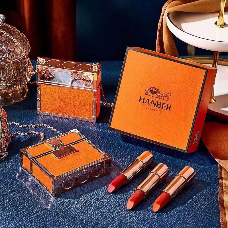 lipstick set Sexy Lipgloss Lip Gloss Velvety Lipstick Matte Waterproof Makeup Long Lasting Cosmetic H260302-image-1096014889